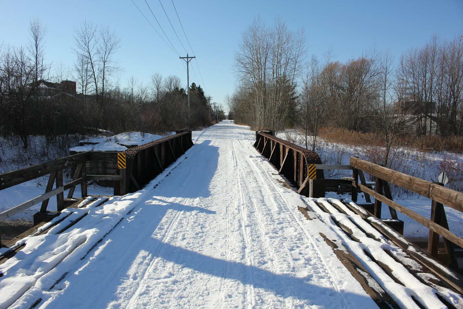 Looking west